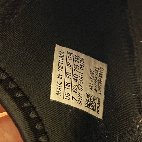 Adidas NMD Dazzle Pack Black Red Ultra Boost Sneakers Size 7 - Picture 9 of 9